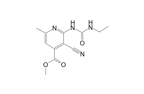 4-pyridinecarboxylic acid, 3-cyano-2-[[(ethylamino)carbonyl]amino]-6-methyl-, methyl ester