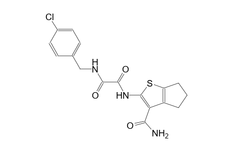 ethanediamide, N~1~-[3-(aminocarbonyl)-5,6-dihydro-4H-cyclopenta[b]thien-2-yl]-N~2~-[(4-chlorophenyl)methyl]-