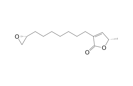 (2S)-2-methyl-4-[7-[(2R)-2-oxiranyl]heptyl]-2H-furan-5-one