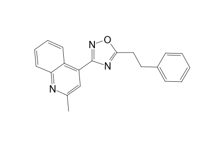 2-Methyl-4-[5-(2-phenylethyl)-1,2,4-oxadiazol-3-yl]quinoline