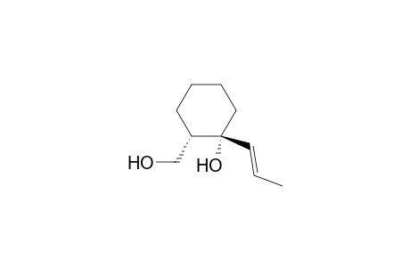 (1'E,1R*,2S*)-2-(Hydroxymethyl)-1-(1'-propenyl)cyclophexan-1-ol