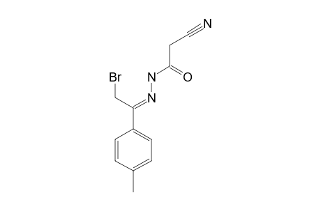 4-METHYL-OMEGA-BROMOACETOPHENONE-CYANOACETYLHYDRAZONE