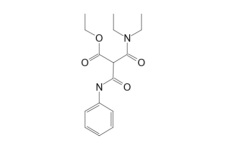 Ethyl (N,N-diethylcarbamoyl)(N-phenylcarbamoyl)acetate