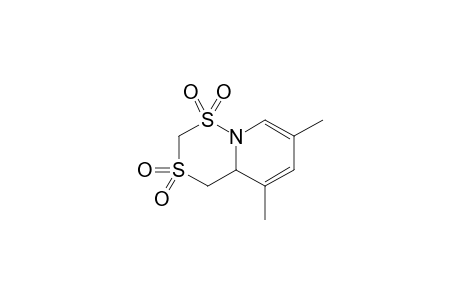 4,4A-DIHYDRO-5,7-DIMETHYL-PYRIDO-[1.2-D]-[1.5.2]-DITHIAZINE-1,1,3,3-TETROXIDE