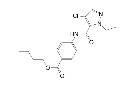 butyl 4-{[(4-chloro-1-ethyl-1H-pyrazol-5-yl)carbonyl]amino}benzoate