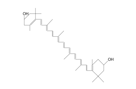 4-[(1E,3E,5E,7E,9E,11E,13E,15E,17E)-18-(4-hydroxy-2,6,6-trimethyl-1-cyclohexenyl)-3,7,12,16-tetramethyloctadeca-1,3,5,7,9,11,13,15,17-nonaenyl]-3,5,5-trimethylcyclohex-3-en-1-ol