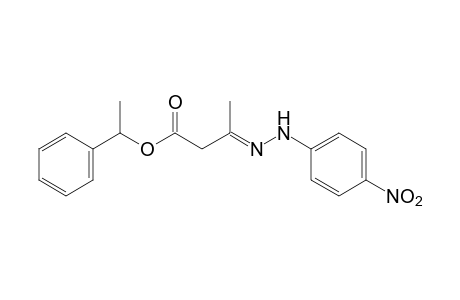 acetoacetic acid, alpha-methylbenzyl ester, p-dinitrophenylhydrazone