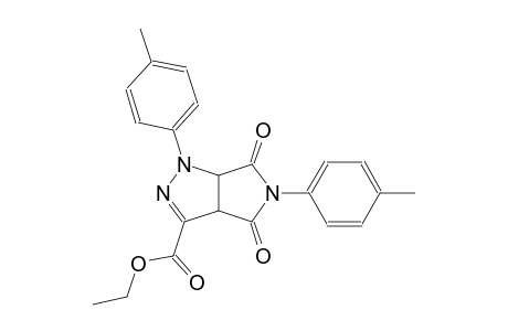pyrrolo[3,4-c]pyrazole-3-carboxylic acid, 1,3a,4,5,6,6a-hexahydro-1,5-bis(4-methylphenyl)-4,6-dioxo-, ethyl ester