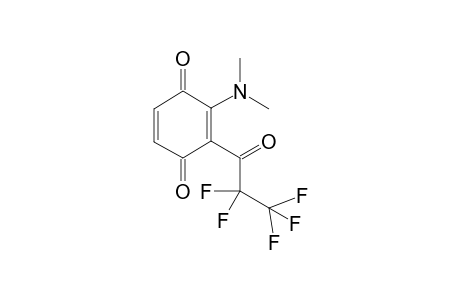 2-(Dimethylamino)-3-(perfluoropropionyl)-1,4-benzoquinone