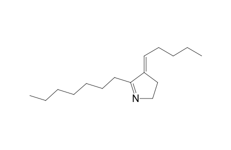 (E)-5-Heptyl-4-pentylidene-3,4-dihydro-2H-pyrrole