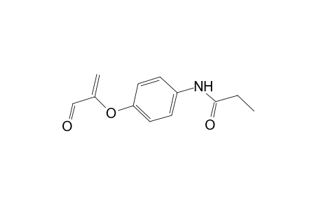 Propanamide, N-[4-[(1-formylethenyl)oxy]phenyl]-
