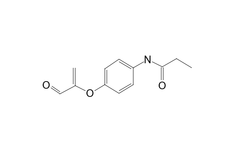 Propanamide, N-[4-[(1-formylethenyl)oxy]phenyl]-