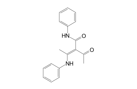 (E)-2-Acetyl-3-anilino-N1-phenyl-2-butenamide