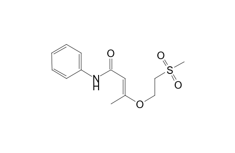2-[4-(N-Phenylamino-3-oxo-but-2-en-2-yloxy)ethyl]methylsulfone