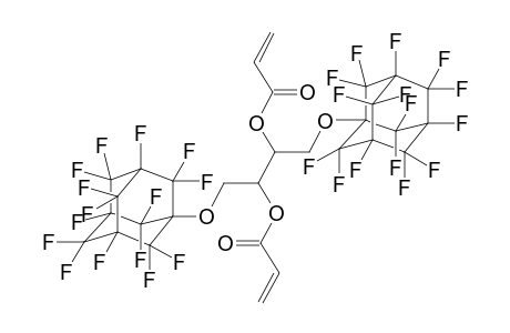 [3-[(2,2,3,4,4,5,6,6,7,8,8,9,9,10,10-pentadecafluoro-1-adamantyl)oxy]-1-[(2,2,3,4,4,5,6,6,7,8,8,9,9,10,10-pentadecafluoro-1-adamantyl)oxymethyl]-2-prop-2-enoyloxy-propyl] prop-2-enoate