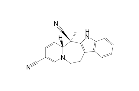 trans-6,9-Dicyano-6-methyl-6,6a,12,13-tetrahydro-5H-pyrido[1',2''':1,2]azepino[4,5-b]indole