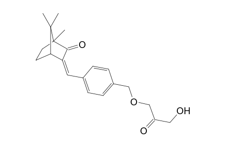 3-[4-(3-hydroxy-2-oxopropoxymethyl)benzylidene]-4,7,7-trimethylbicyclo[2.2.1]heptan-2-one