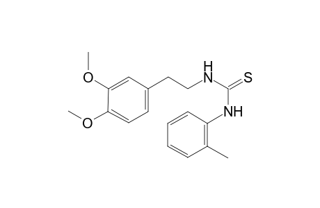 N-[2-(3,4-Dimethoxyphenyl)ethyl]-N'-(2-methylphenyl)thiourea