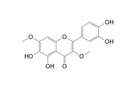 2-(3,4-dihydroxyphenyl)-5,6-dihydroxy-3,7-dimethoxy-1-benzopyran-4-one