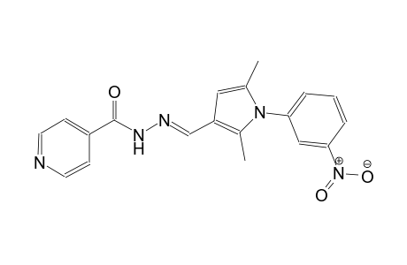 N'-{(E)-[2,5-dimethyl-1-(3-nitrophenyl)-1H-pyrrol-3-yl]methylidene}isonicotinohydrazide