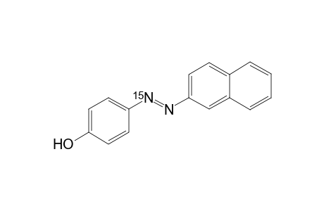 4-[(E)-2-naphthyldiazenyl]phenol, 15N isotopic labeled