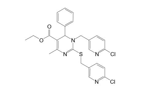 1-(6-Chloro-pyridin-3-ylmethyl)-2-(6-chloro-pyridin-3-ylmethylsulfanyl)-4-methyl-6-phenyl-1,6-dihyro-pyrimidine-5-carboxylic acid ethyl ester