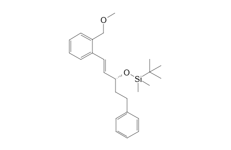 (R,E)-3-tert-Butyldimethylsilyloxy-1-[(2-methoxymethyl)-phenyl]-5-phenylpent-1-ene