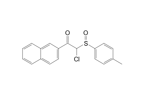 2-Chloro-2-(p-tolylsulfinyl)-1-(2-naphthyl)-1-ethanone