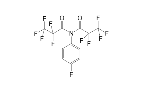 4-Fluoroaniline, N,N-bis(pentafluoropropionyl)-