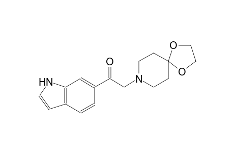 ethanone, 2-(1,4-dioxa-8-azaspiro[4.5]dec-8-yl)-1-(1H-indol-6-yl)-