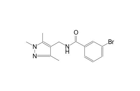 3-bromo-N-[(1,3,5-trimethyl-1H-pyrazol-4-yl)methyl]benzamide