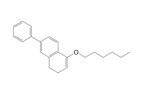 4-Hexyloxy-7-phenyl-1,2-dihydronaphthalene