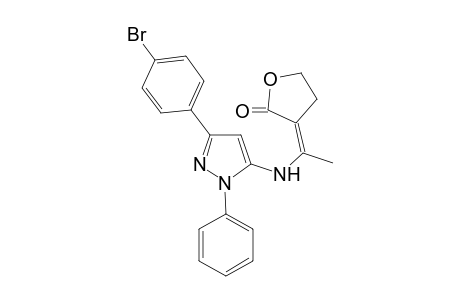 3-(1-{[3-(4-Bromophenyl)-1-phenyl-1H-pyrazol-5-yl)amino}-ethylidine)dihydrofuran-2(3H)-one