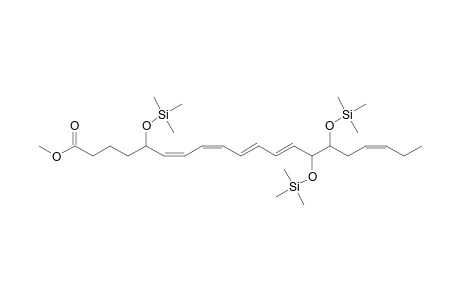 Methyl 5,14,15-tri(trimethylsiloxy)eicosan-6(Z), 8(Z),10(E),12(E),17(Z)-pentaenoate