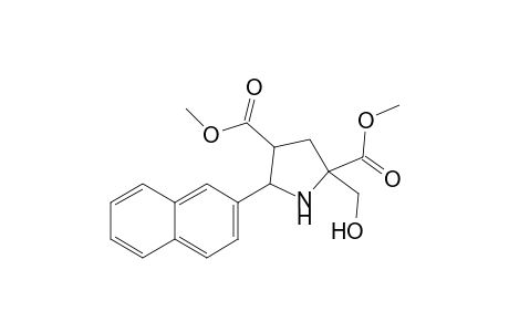 Dimethyl 2-hydroxymethyl-5-(2-naphthyl)pyrrolidine-2,4-dicarboxylate