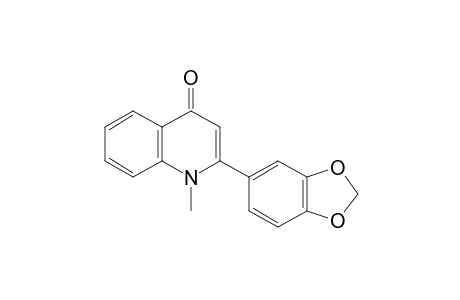 1-methyl-2-[3,4-(methylenedioxy)phenyl]-4(1H)-quinolone