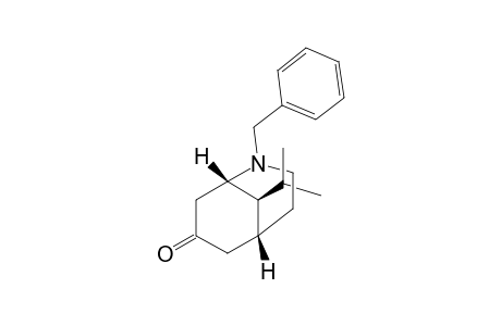 (1S*,5R*,9S*)-2-benzyl-9-isopropyl-2-azabicyclo[3.3.1]nonan-7-one
