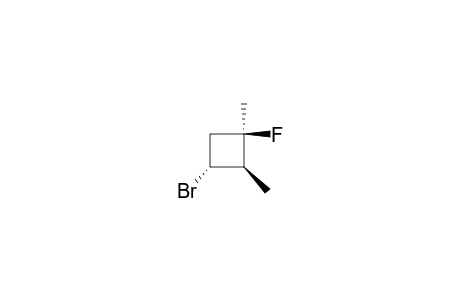 Cyclobutane, 3-bromo-1-fluoro-1,2-dimethyl-, (1.alpha.,2.beta.,3.alpha.)-