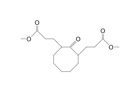 2,8-Bis-B-methoxycarbonylethyl-cyclooctanone