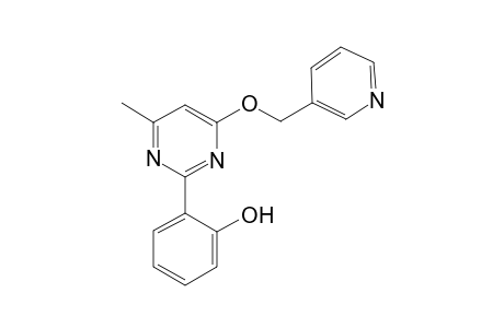 Phenol, 2-[6-methyl-4-(3-pyridylmethoxy)pyrimid-2-yl]-