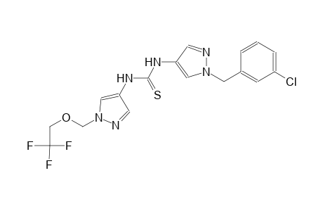 N-[1-(3-chlorobenzyl)-1H-pyrazol-4-yl]-N'-{1-[(2,2,2-trifluoroethoxy)methyl]-1H-pyrazol-4-yl}thiourea