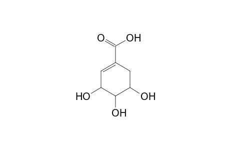 3,4,5-trihydroxy-1-cyclohexene-1-carboxylic acid
