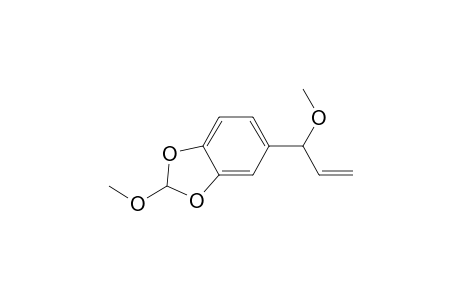 1,3-Benzodioxole, 2-methoxy-5-(1-methoxy-2-propenyl)-