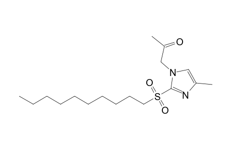 1-(Acetylmethyl)-4-methyl-2-n-decylsulfonylimidazole