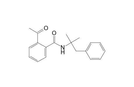 2-Acetyl-N-(1,1-dimethyl-2-phenyl-ethyl)benzamide