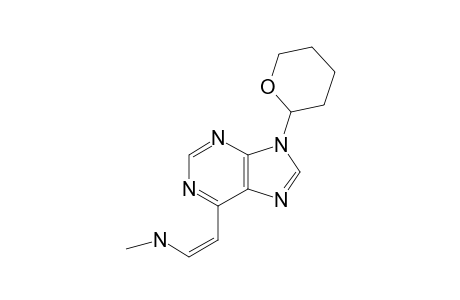 (Z)-6-[2-(METHYLAMINO)-VINYL]-9-(TETRAHYDROPYRAN-2-YL)-PURINE