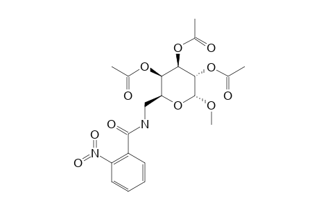 METHYL-6-(ORTHO-NITRO)-BENZAMIDYL-6-DEOXY-2,3,4-TRI-O-ACETYL-ALPHA-D-GALACTOPYRANOSIDE