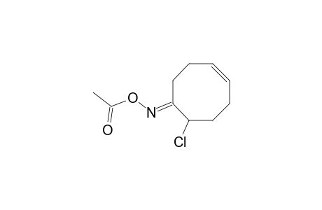 4-Cycloocten-1-one, 8-chloro-, O-acetyloxime