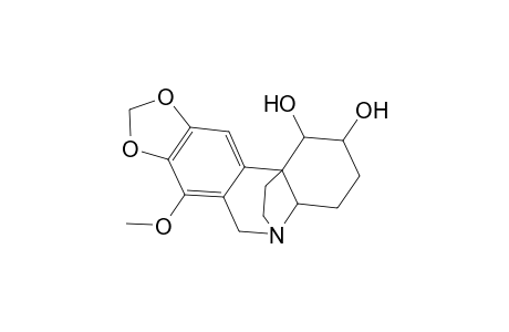 1H,6H-5,11b-Ethano[1,3]dioxolo[4,5-j]phenanthridine-1,2-diol, 2,3,4,4a-tetrahydro-7-methoxy-