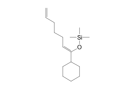 Trimethyl{[(1Z)-1-Cyclohexylhepta-1,6-dienyl]oxy}silane